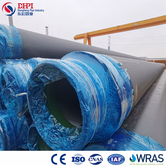 폴리우레탄 폼 단열재 및 HDPE 재킷 사전